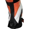 KTM Racing Leather Perforated Motorcycle Biker Jacket